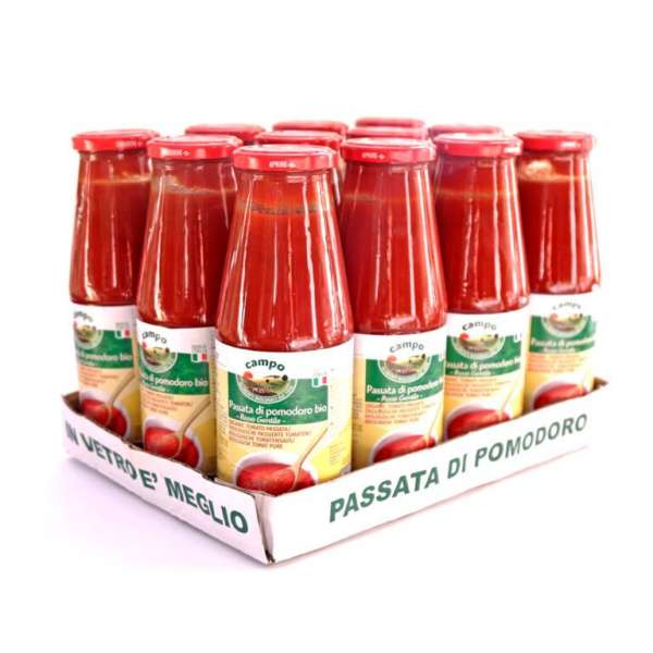 Passata de Tomate Rosso Gentile, 680g 12 Uni